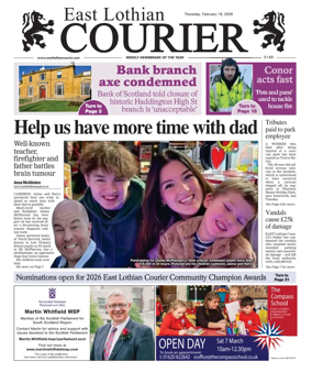 Cover of East Lothian Courier