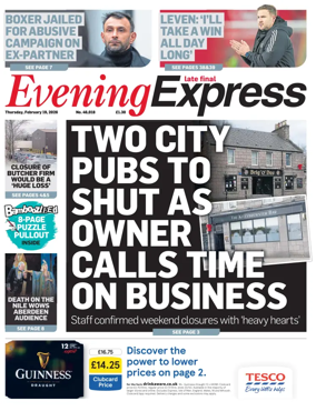 Cover of Evening Express