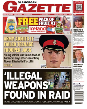 Cover of Glamorgan Gazette