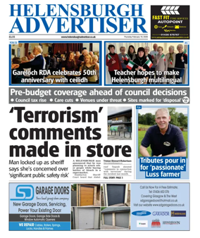 Cover of Helensburgh Advertiser