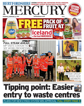 Cover of Hertfordshire Mercury