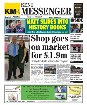 Cover of Kent Messenger Maidstone