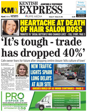Cover of Kentish Express Ashford & District