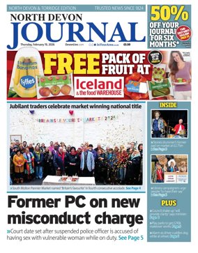 Cover of North Devon Journal