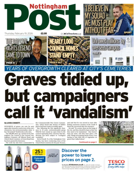 Cover of Nottingham Post