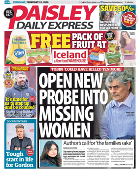 Cover of Paisley Daily Express