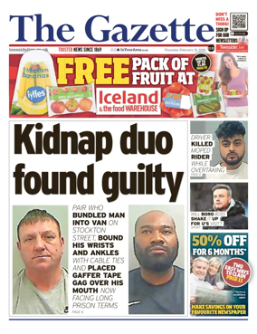 Cover of Teesside Evening Gazette