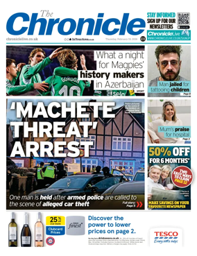Cover of The Chronicle (South Tyneside and Durham)