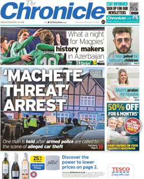 Cover of The Chronicle (UK)