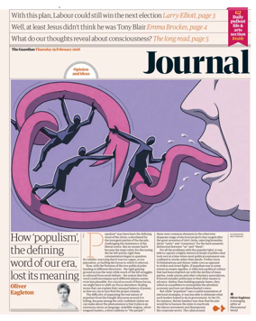 Cover of The Guardian e-paper Journal