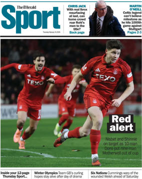 Cover of Herald Sport
