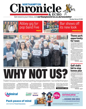 Cover of The Northampton Chronicle and Echo