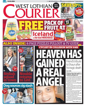 Cover of West Lothian Courier