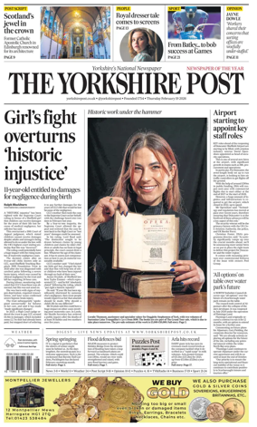 Cover of Yorkshire Post