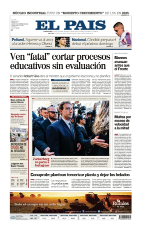Cover of El Pais (Uruguay)