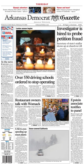 Cover of Arkansas Democrat-Gazette