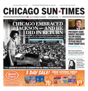Cover of Chicago Sun-Times