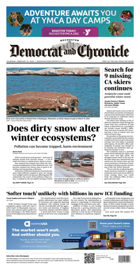 Cover of Democrat and Chronicle