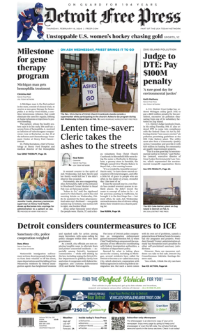 Cover of Detroit Free Press