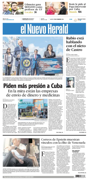 Cover of El Nuevo Herald
