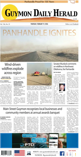 Cover of Guymon Daily Herald