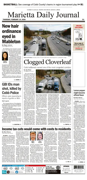 Cover of Marietta Daily Journal