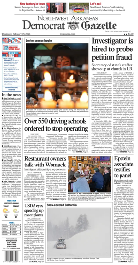 Cover of Northwest Arkansas Democrat-Gazette