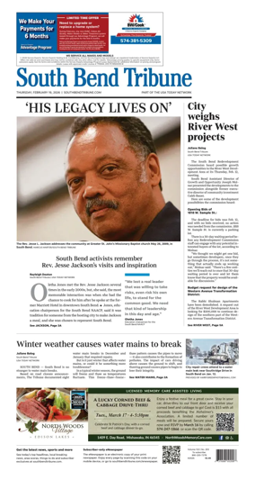Cover of South Bend Tribune