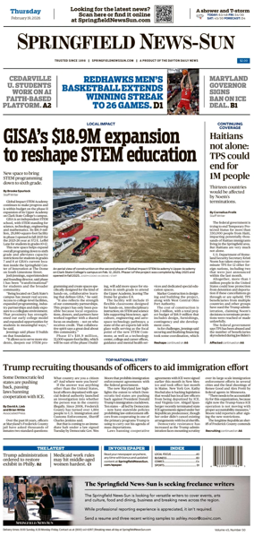 Cover of Springfield News-Sun