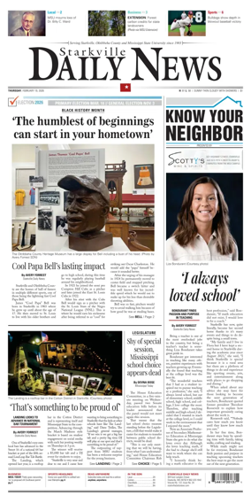 Cover of Starkville Daily News