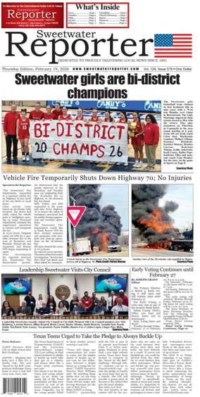 Cover of Sweetwater Reporter
