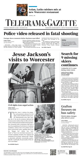 Cover of Telegram & Gazette