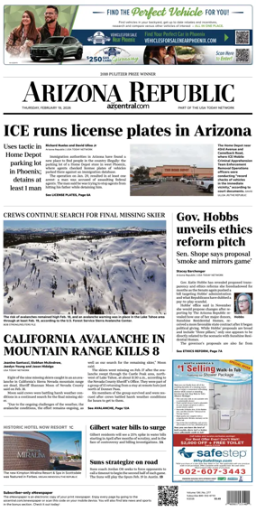 Cover of The Arizona Republic