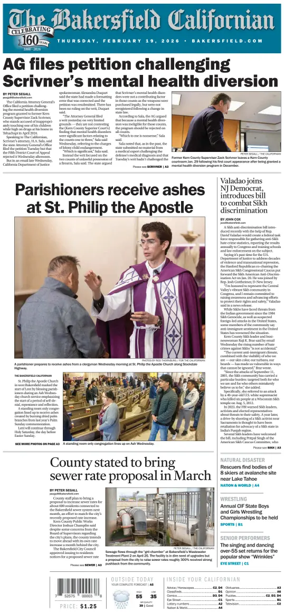 Cover of The Bakersfield Californian