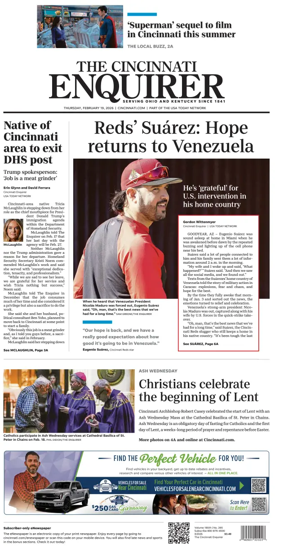 Cover of The Cincinnati Enquirer