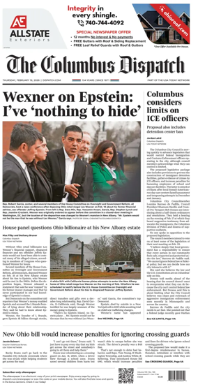 Cover of The Columbus Dispatch