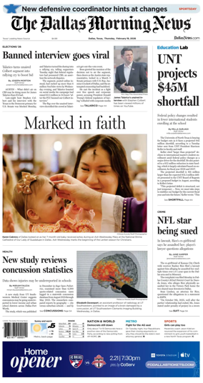 Cover of The Dallas Morning News