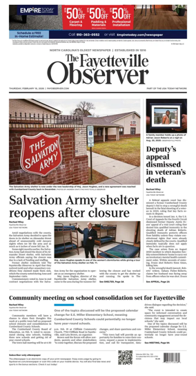 Cover of The Fayetteville Observer