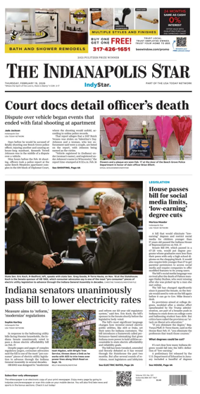 Cover of The Indianapolis Star