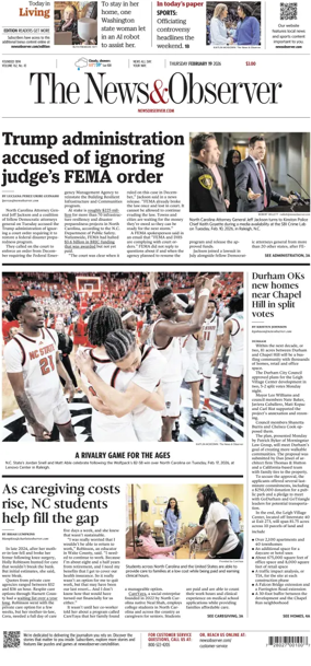 Cover of The News & Observer