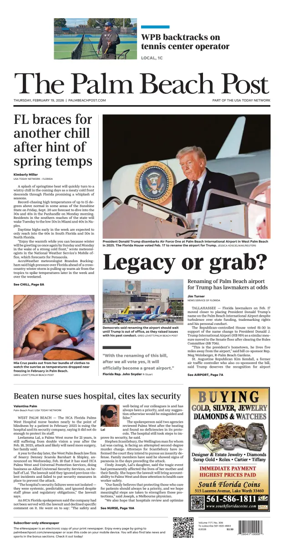 Cover of The Palm Beach Post