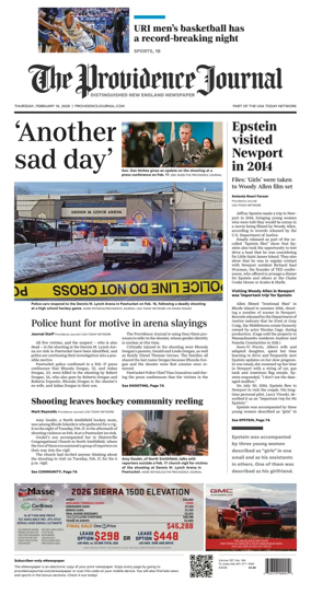 Cover of The Providence Journal