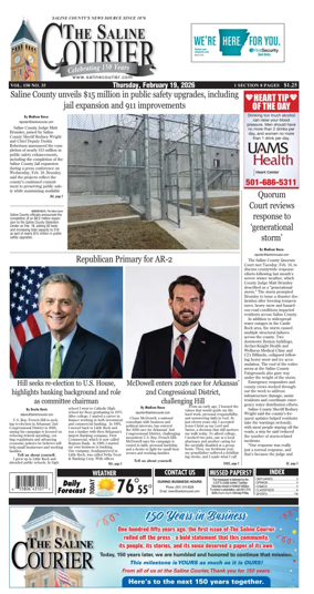 Cover of The Saline Courier