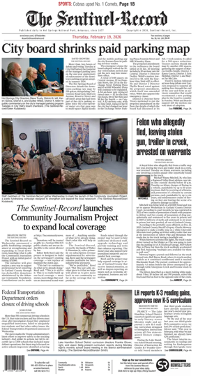 Cover of The Sentinel-Record