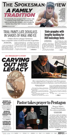 Cover of The Spokesman-Review (Spokane)