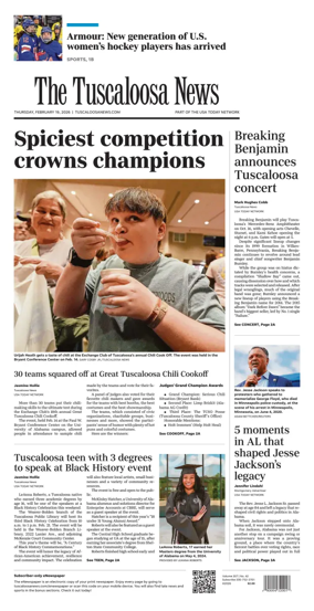 Cover of The Tuscaloosa News