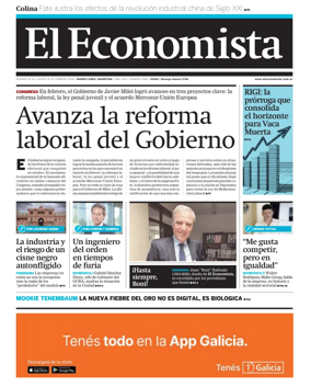 Cover of El Economista (Argentina)