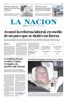 Cover of La Nacion