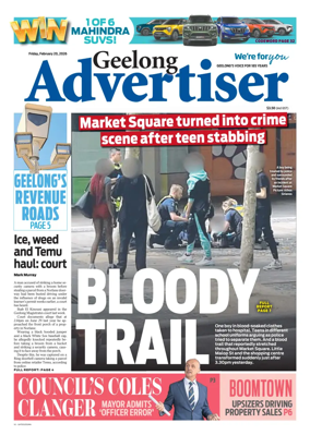 Cover of Geelong Advertiser