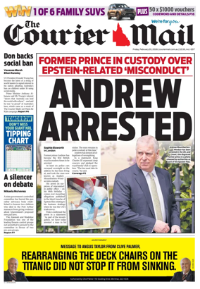 Cover of The Courier-Mail